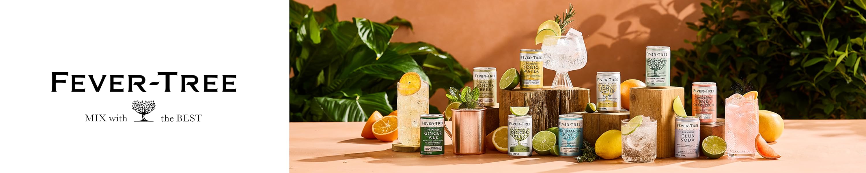 Fever-Tree Premium Mixer Collection with Tonic Waters and Cocktail Mixers